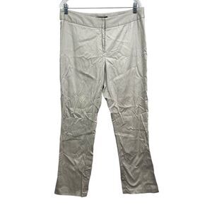 Evan Picone Womens Pants Stretch Straight Leg Flat Front Zip‎ Fly Khaki Size 12